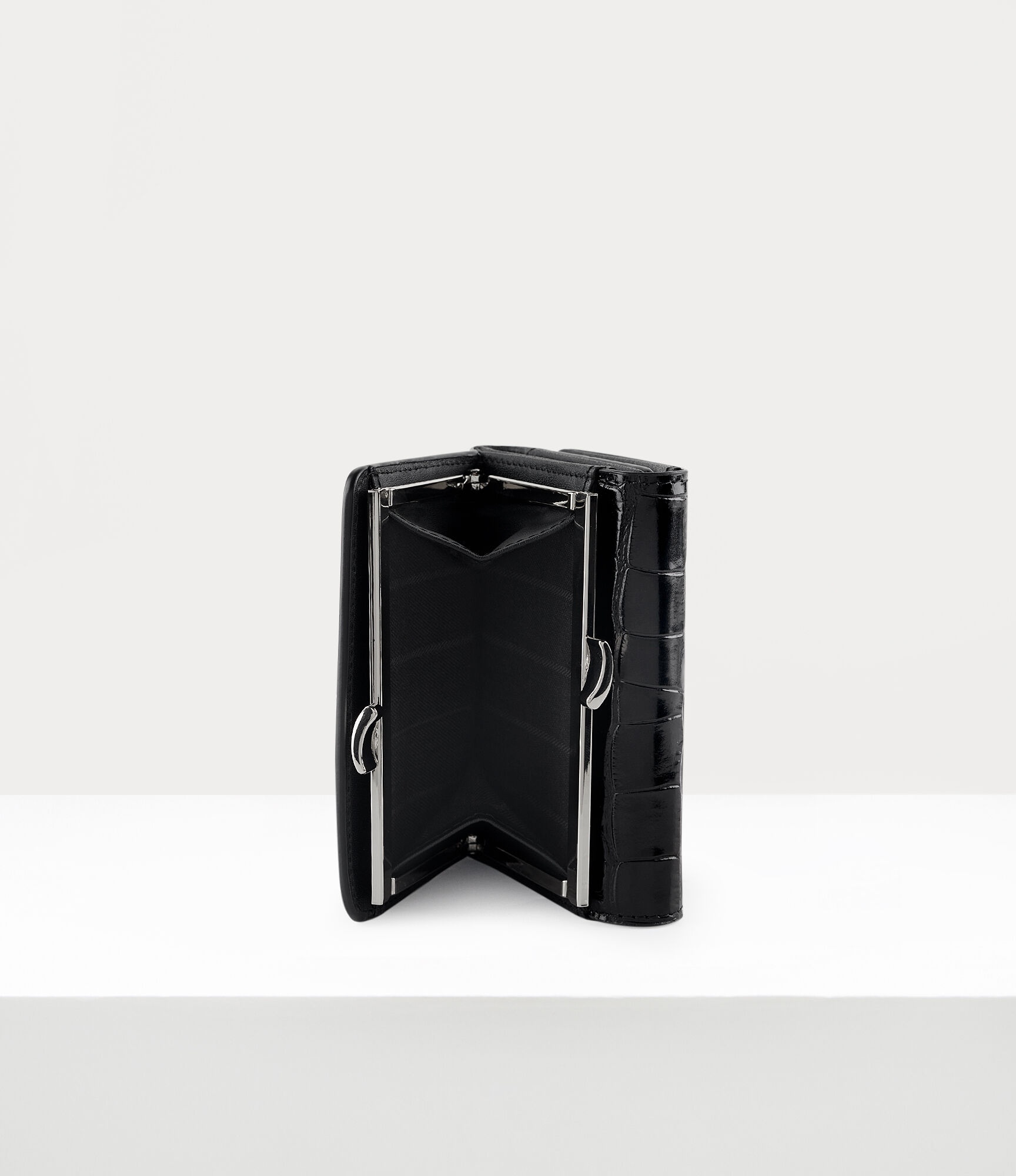 CROCODILE THIN LINE ORB SMALL FRAME WALLET - 3