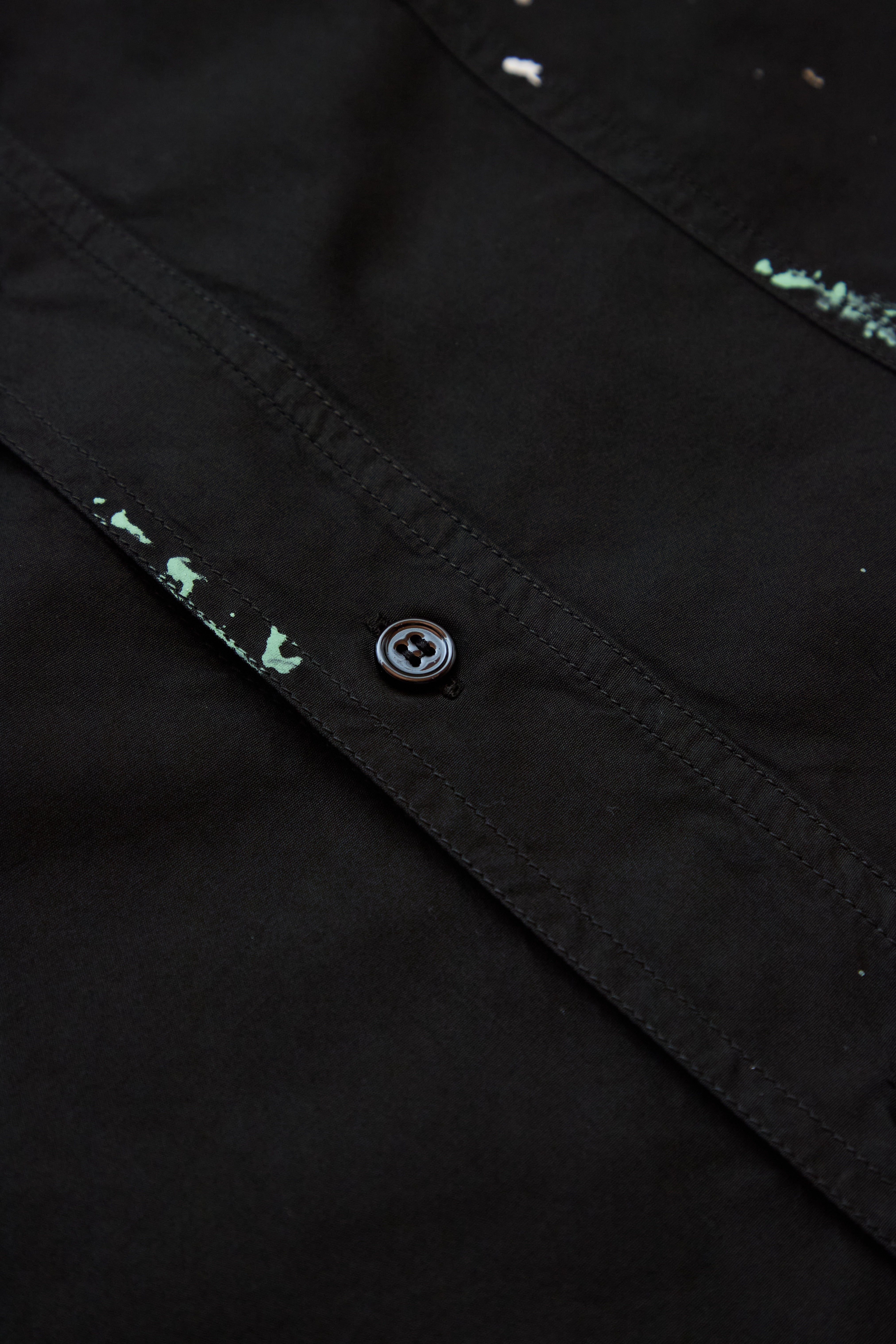 MM6 Maison Margiela Paint Residue Shirt Black - 3