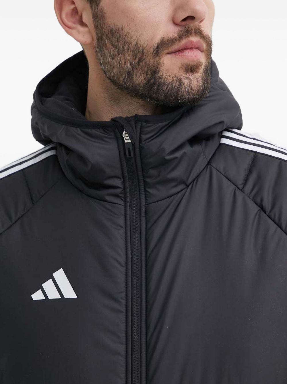 three-stripe padded jacket - 4