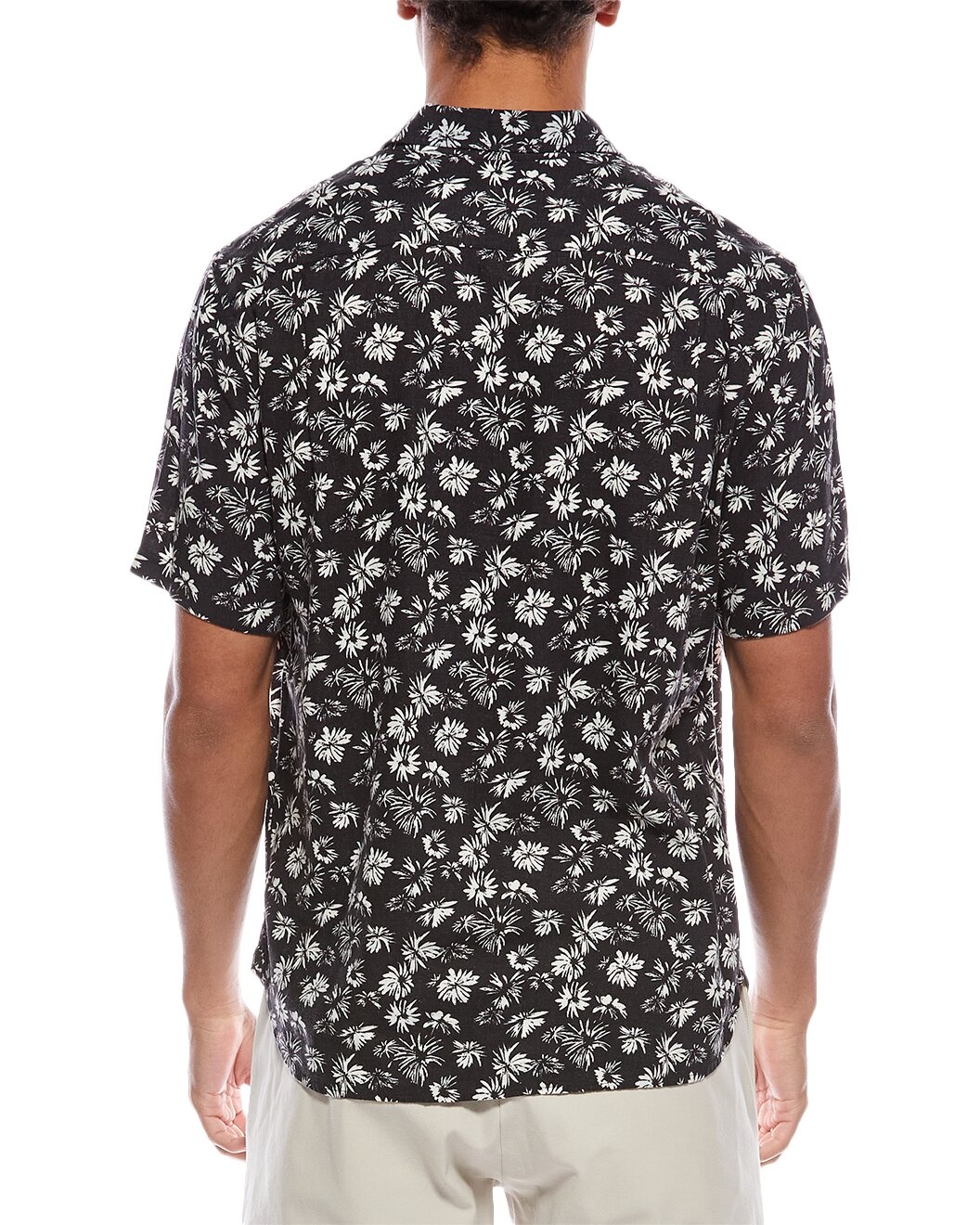 Vince Firework Floral Classic Fit Linen-Blend Shirt - 2