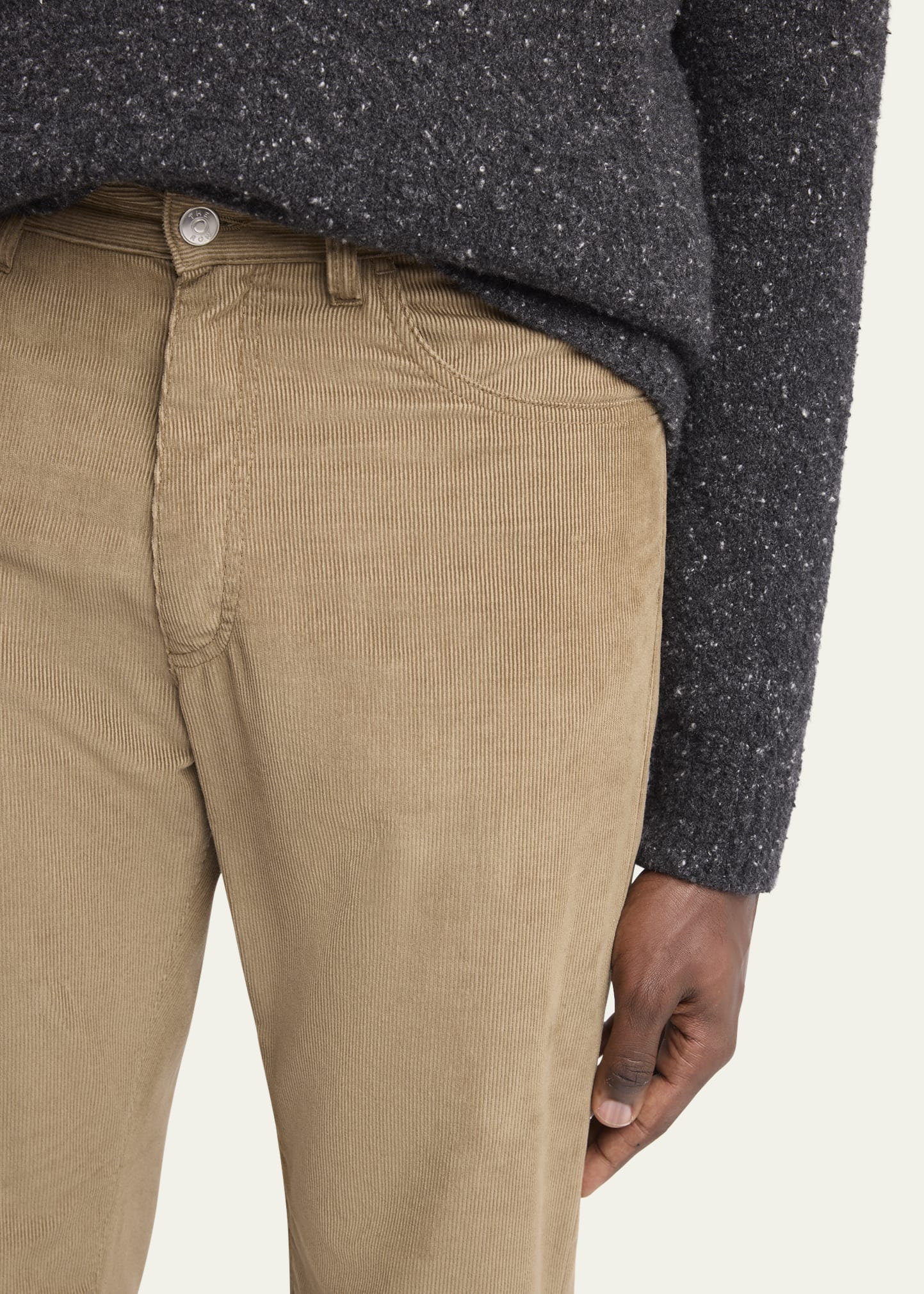 Men's Fred Slim Corduroy Five-Pocket Pants - 5