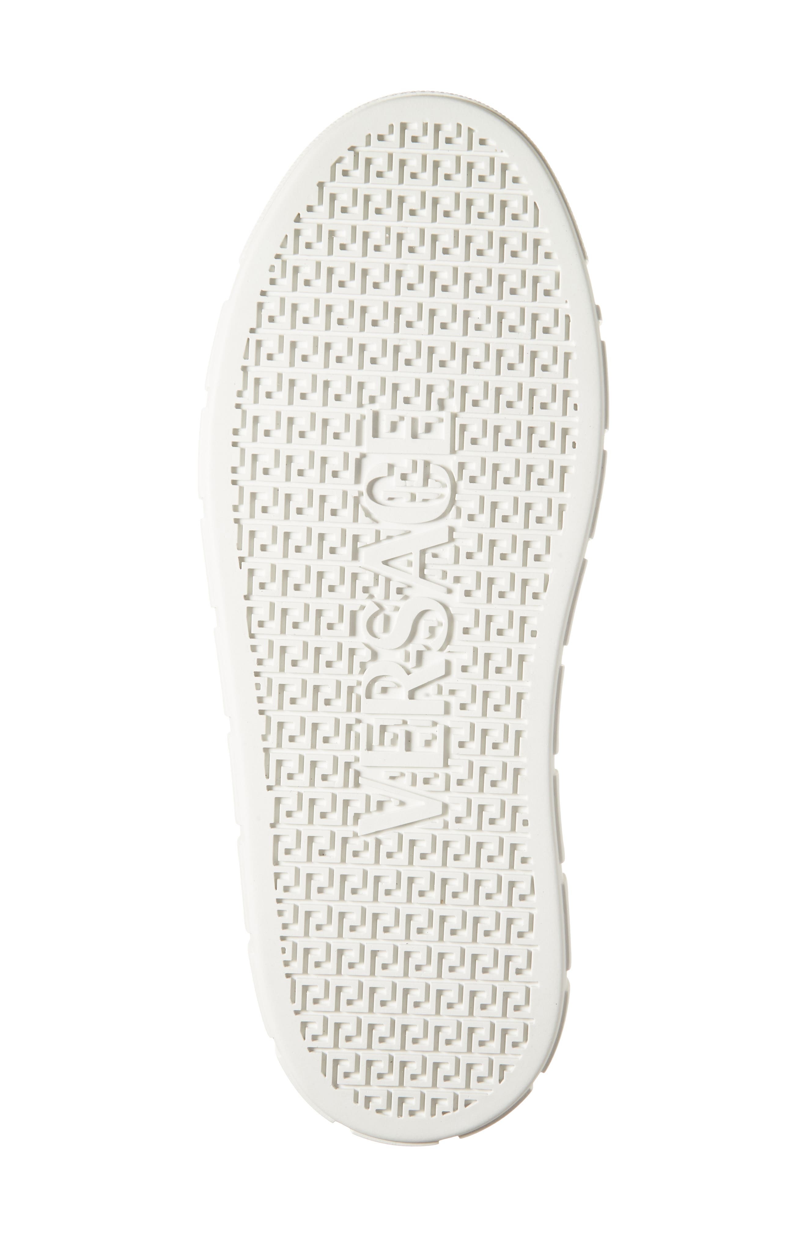 Versace Greca Suede Low Top Sneaker in Sand at Nordstrom - 6