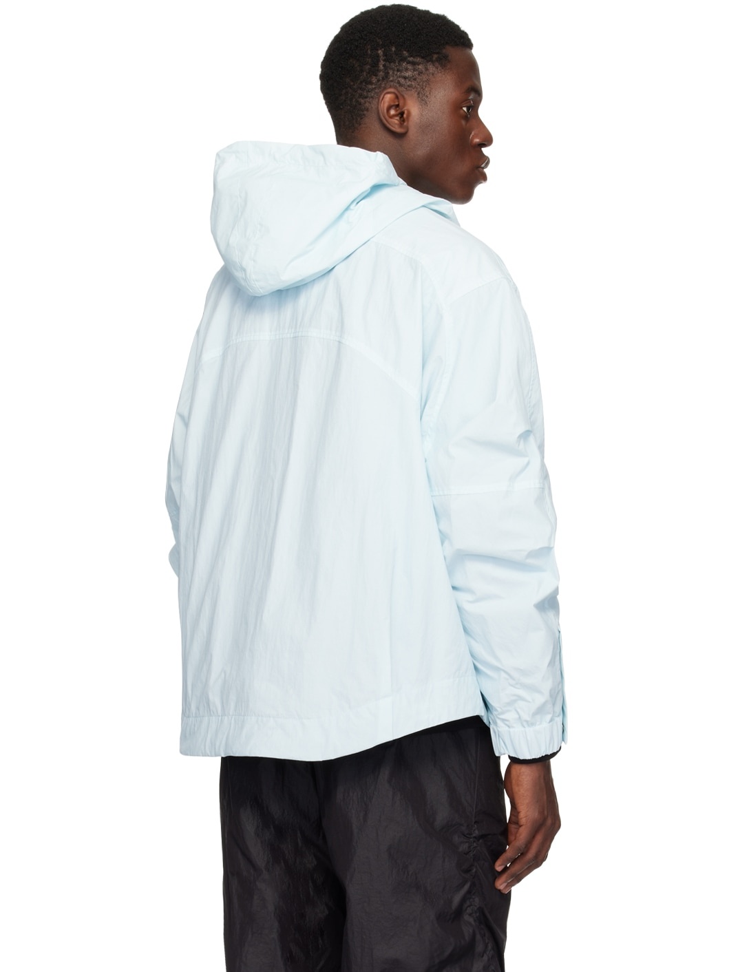 Blue Drawstring Jacket - 3