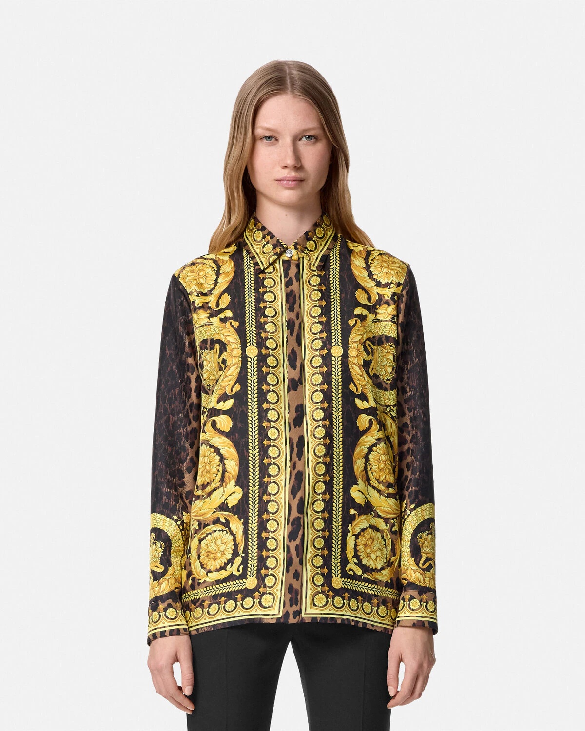 Wild Barocco Silk Shirt - 4