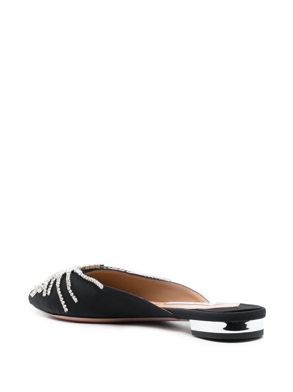 Sunshine crystal-embellished flat mules - 3