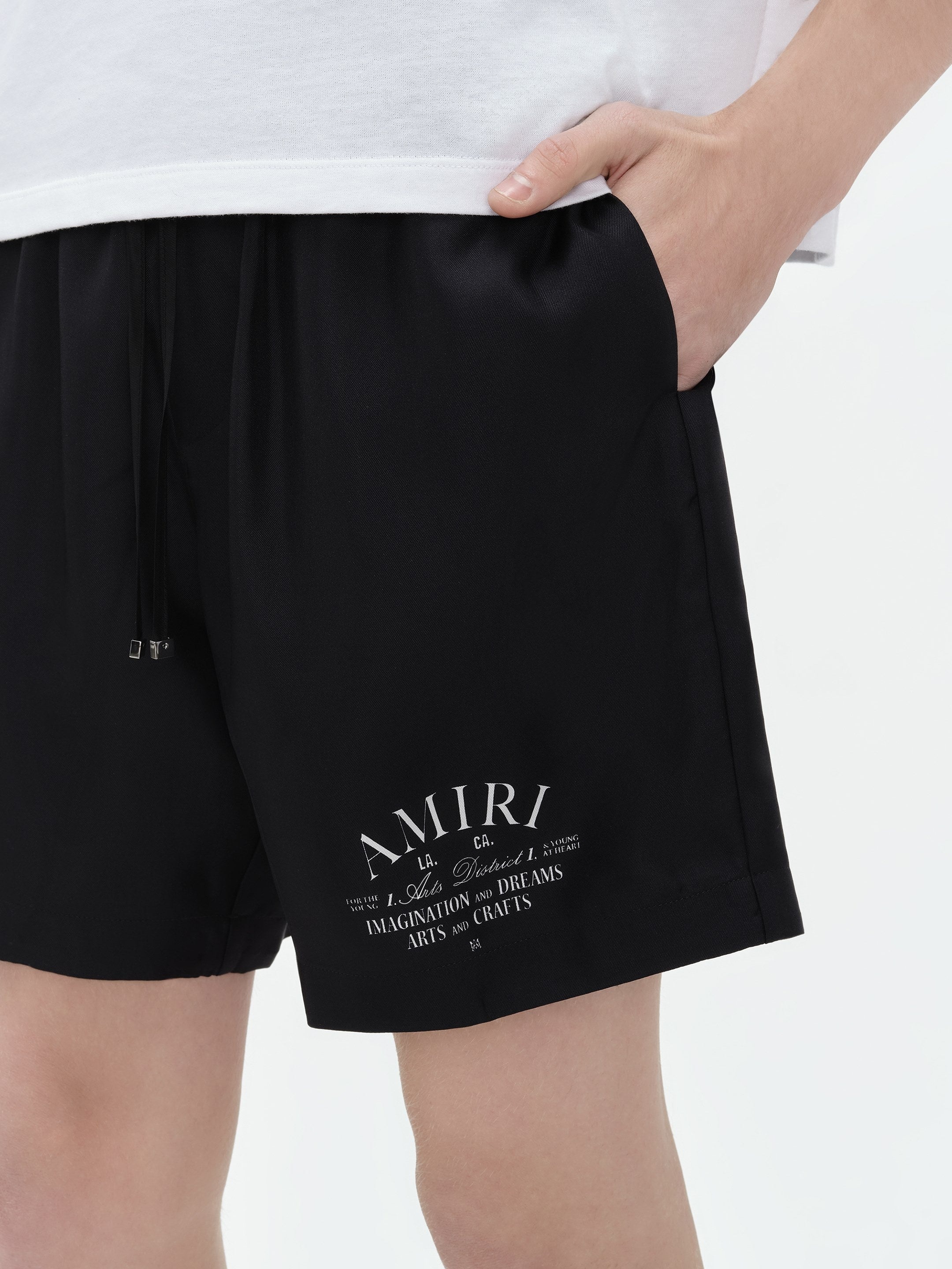 AMIRI ARTS DISTRICT SILK SHORT - 5