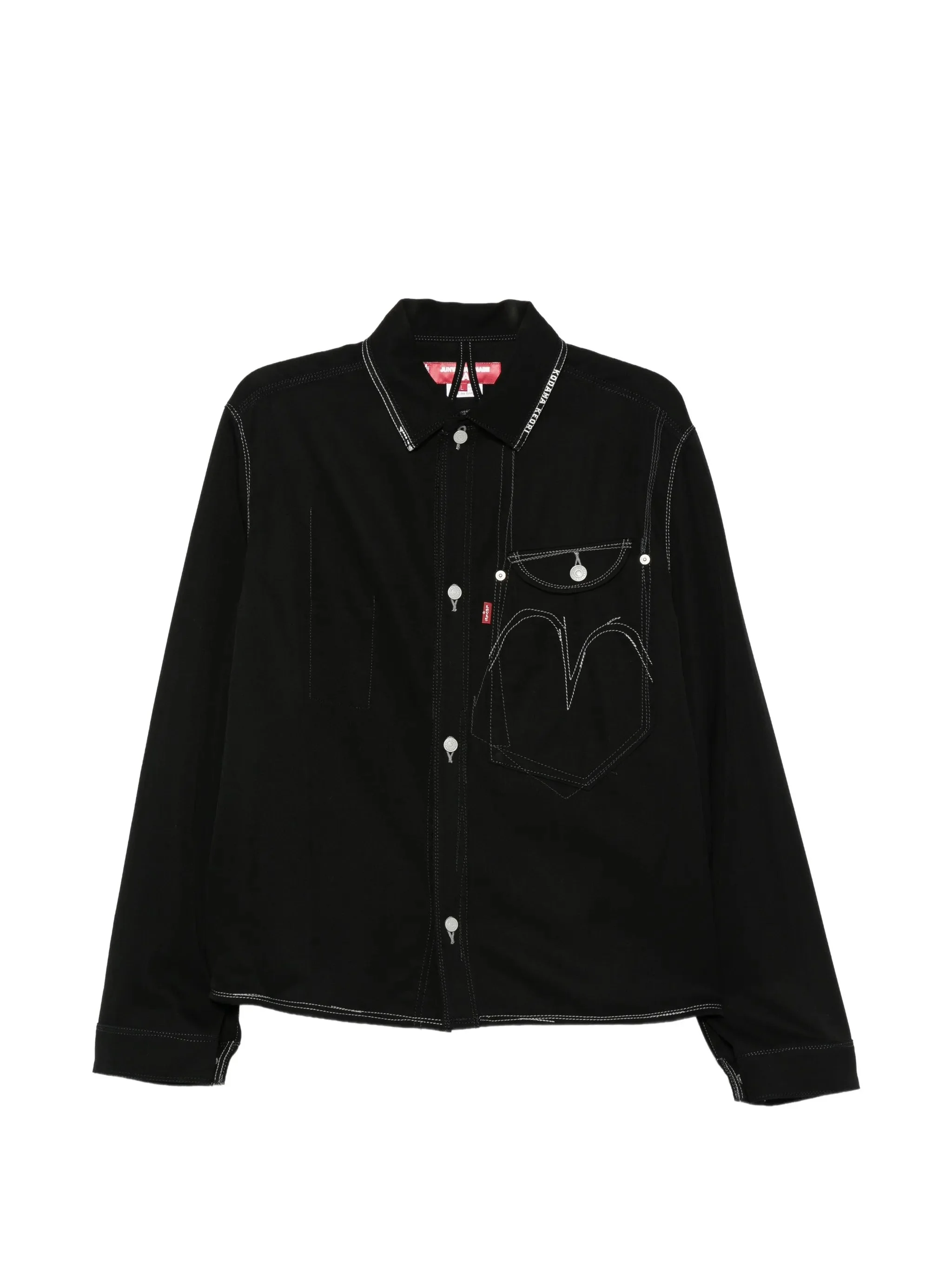 Junya Watanabe X Levi´s Contrast-stitch Logo-print Shirt Jacket - 1