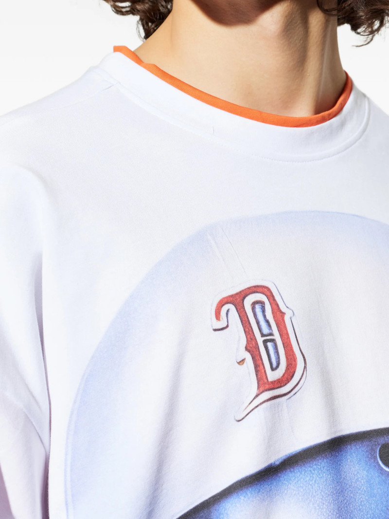 Pdf Graphic-print Crew-neck T-shirt 3