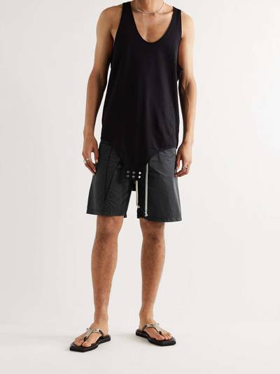 Rick Owens + Champion Logo-Embroidered Recycled Nylon Drawstring Shorts outlook