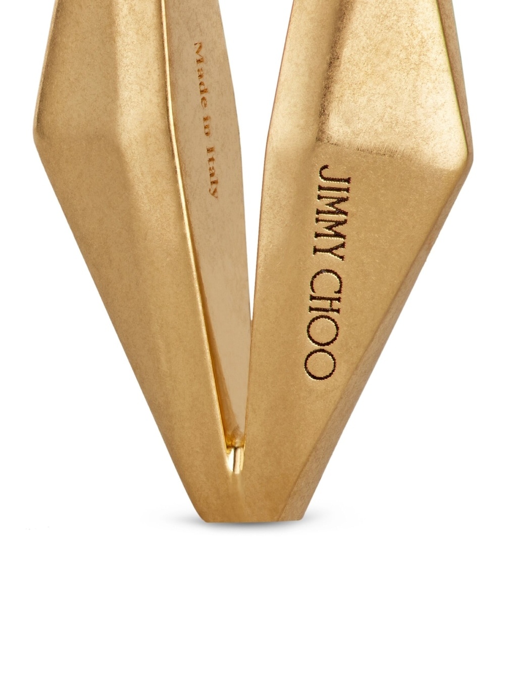 engraved-logo earrings - 4