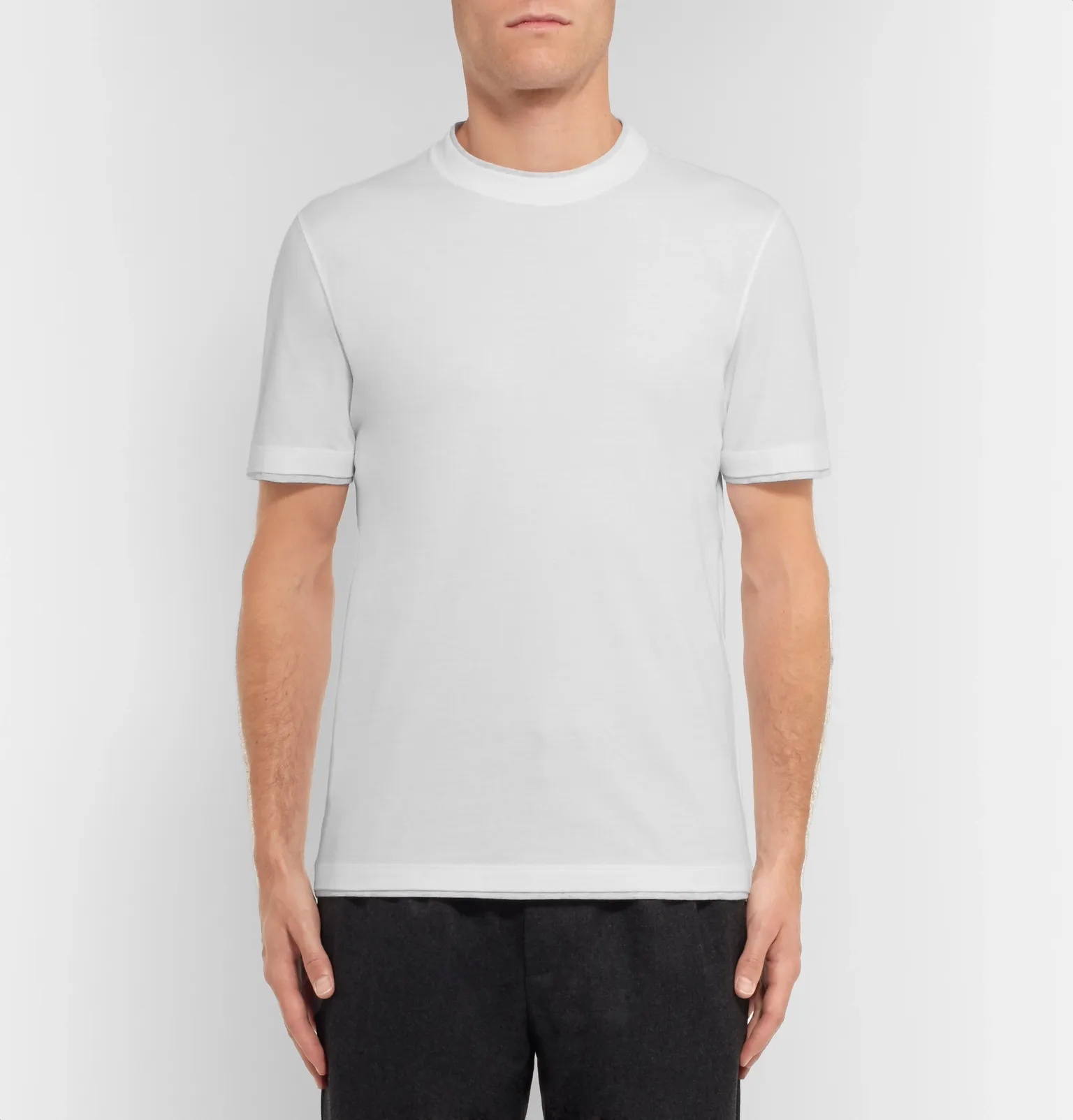 Layered Cotton-Jersey T-Shirt - 4