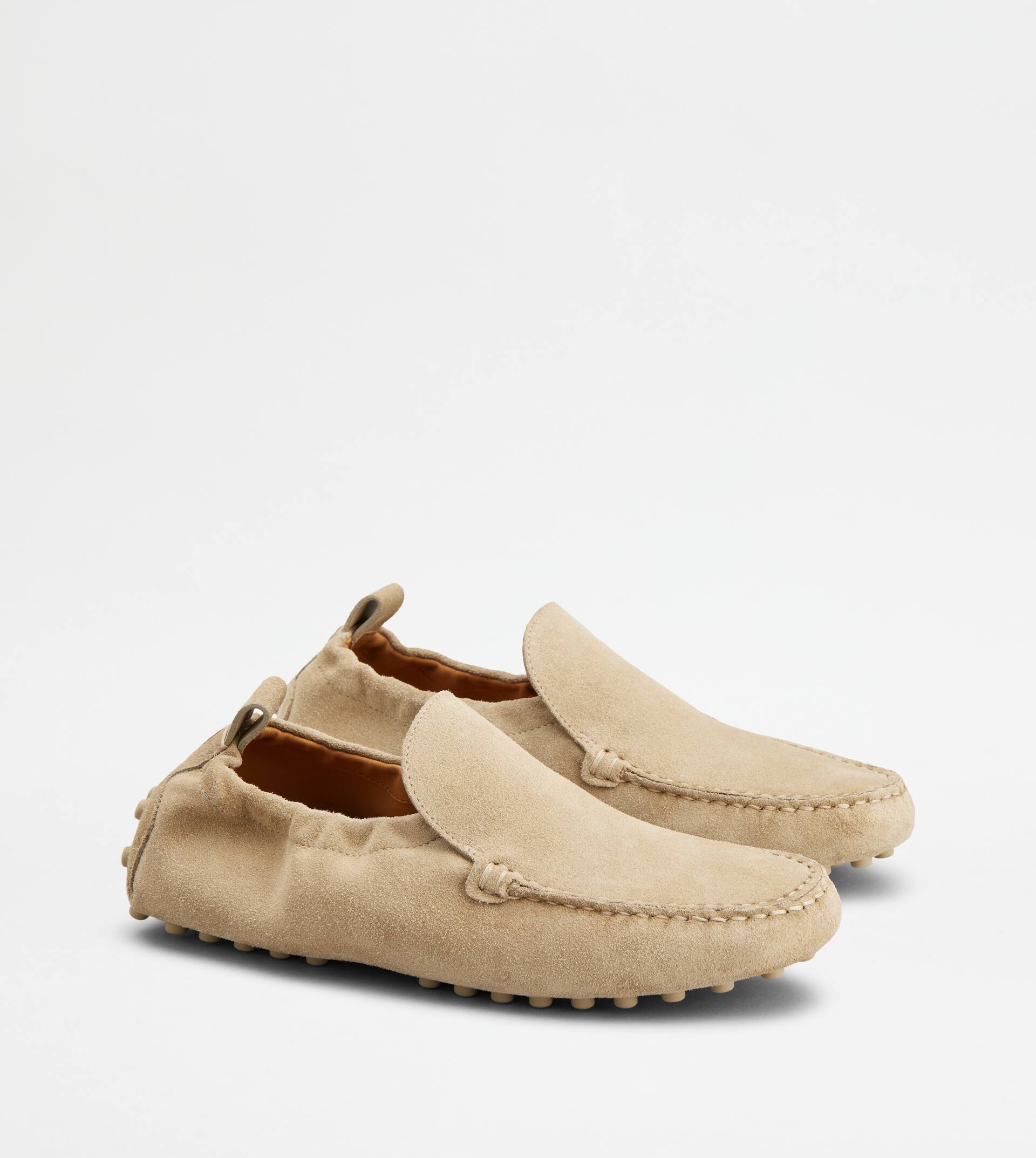 GOMMINO DRIVING SHOES IN SUEDE - BEIGE - 2
