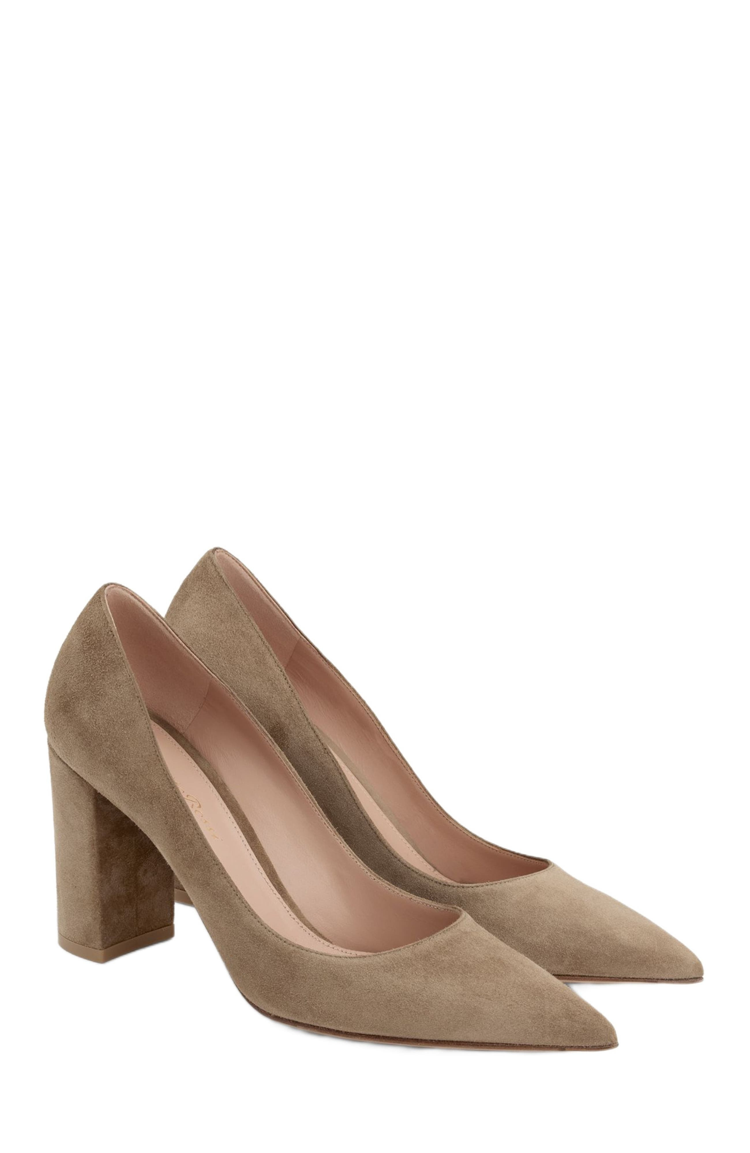 Gianvito Rossi Piper Pump 85 in Brown at Nordstrom - 2