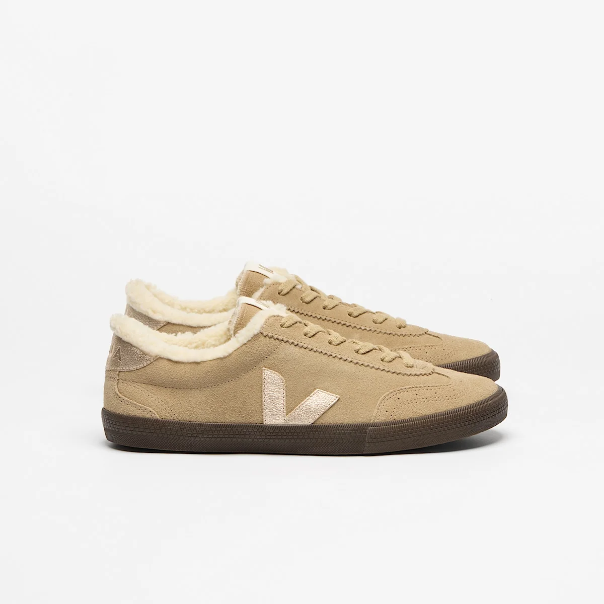 VOLLEY FURED SUEDE DUNE PLATINE EAGLE - 1