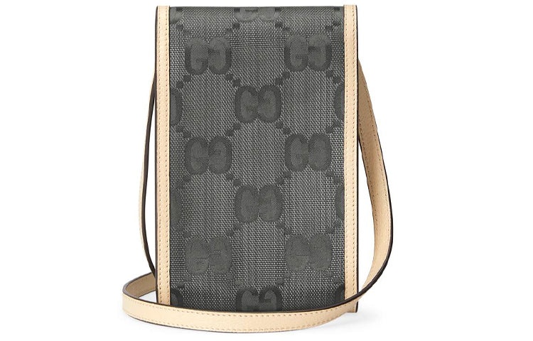 (WMNS) Gucci Logo PatternPrint Off The GridSeries SingleShoulderBag Mini DarkGray 625599-H9HAN-1263 - 4