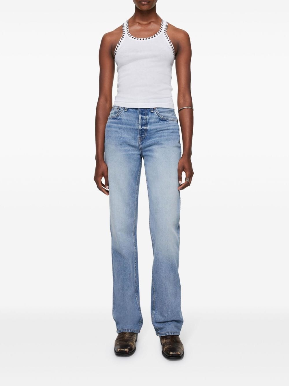 90s high-rise loose jeans - 2