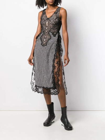 Christopher Kane crystal mesh sleeveless dress outlook