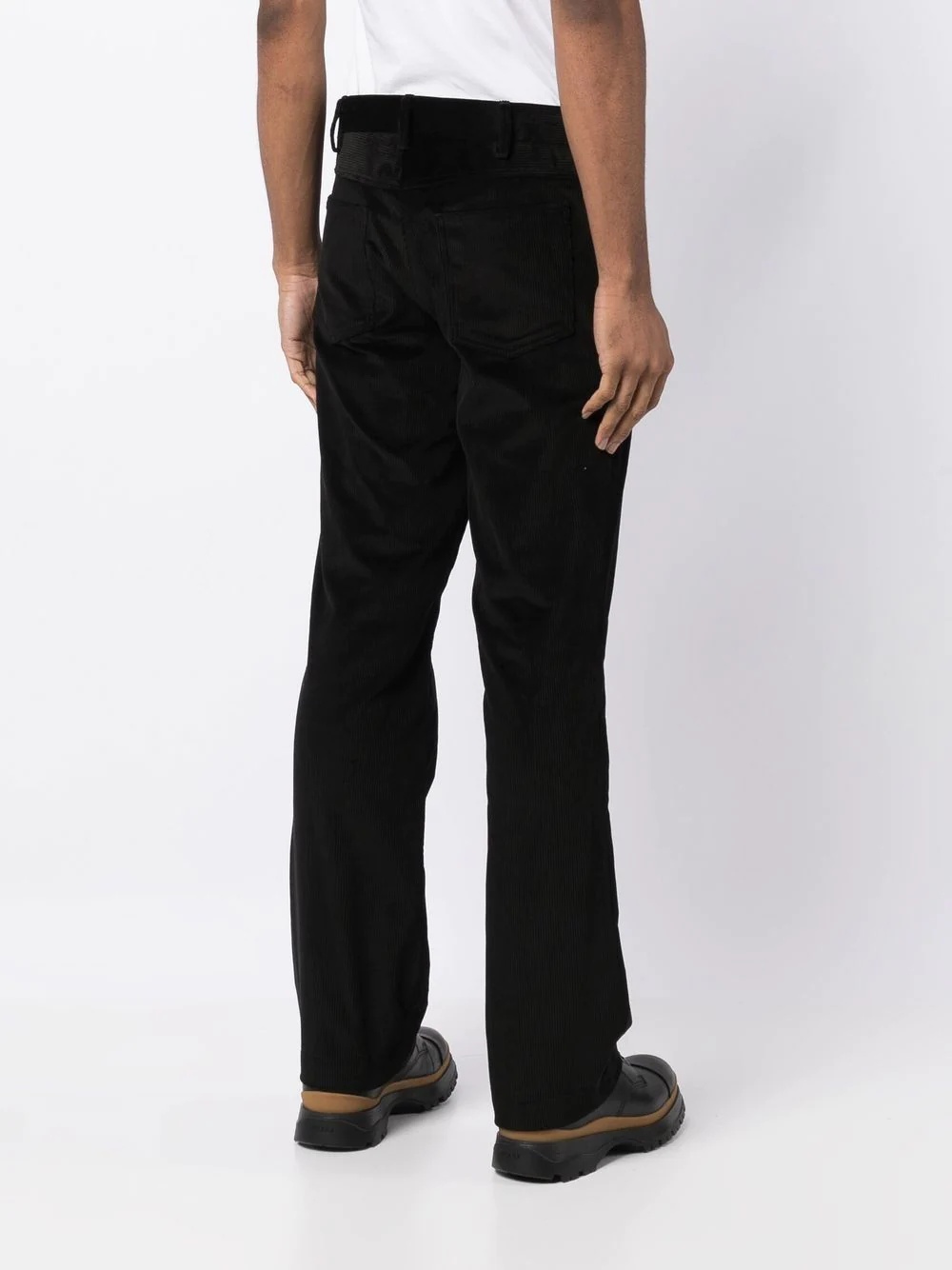 mid-rise straight-leg trousers - 4