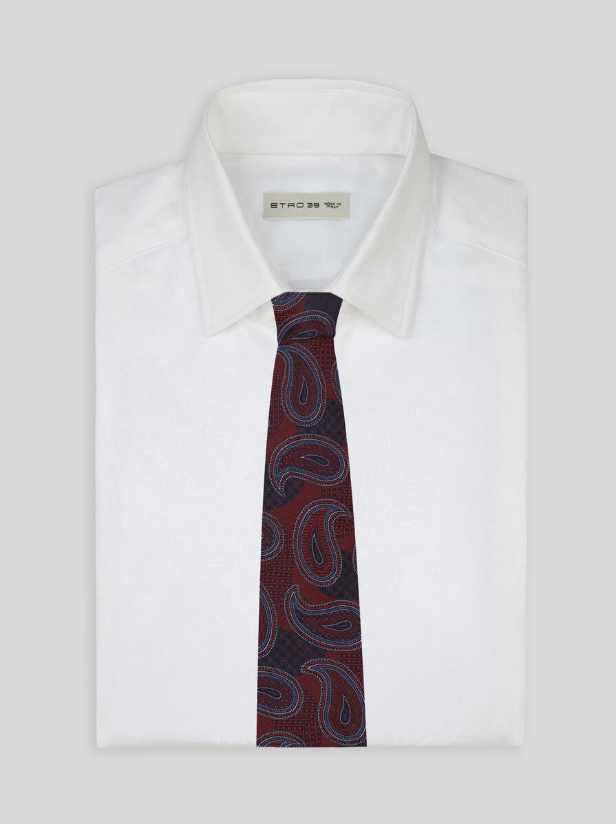 PAISLEY JACQUARD TIE - 2