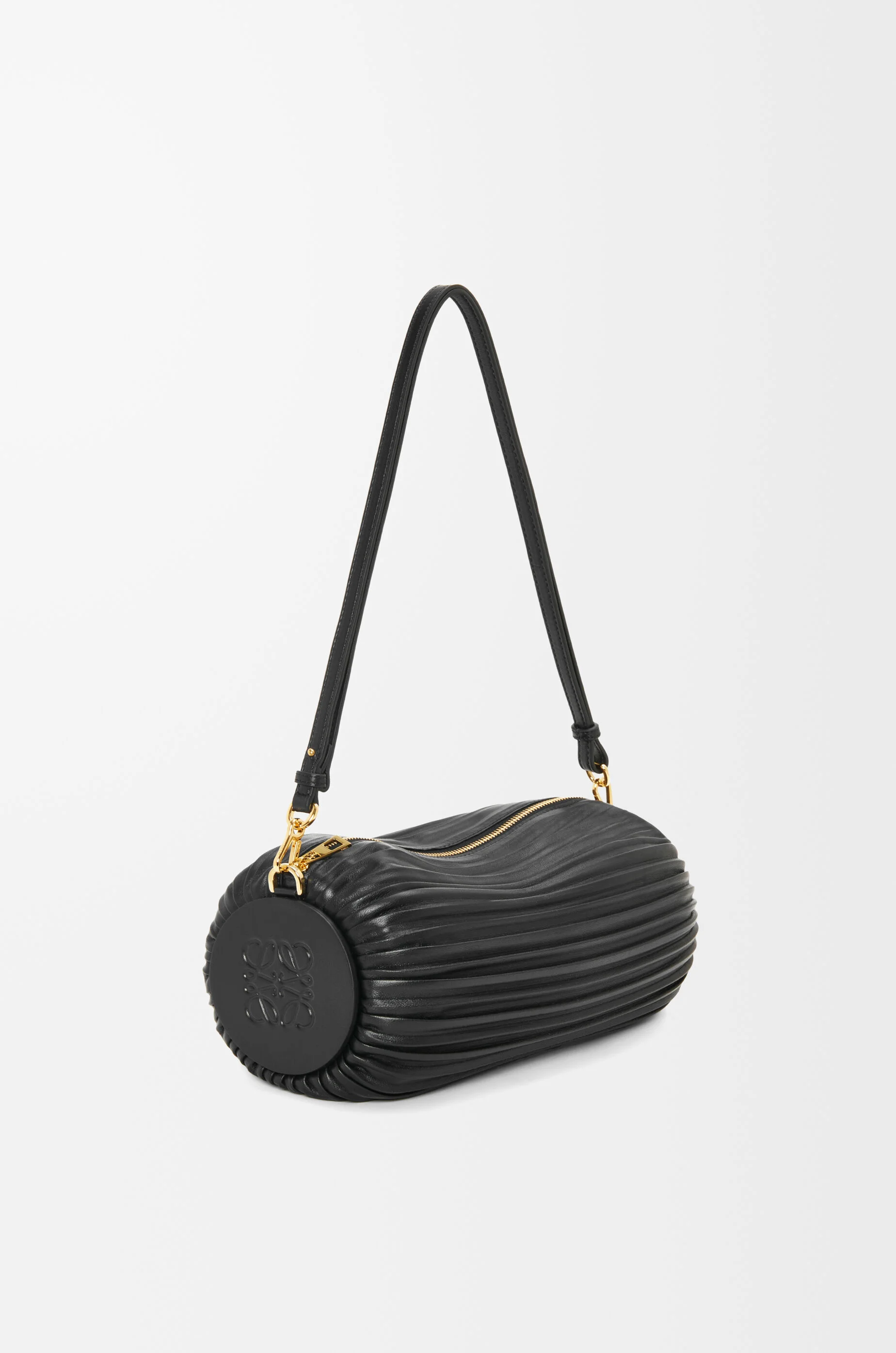Bracelet Pouch in pleated nappa lambskin - 1