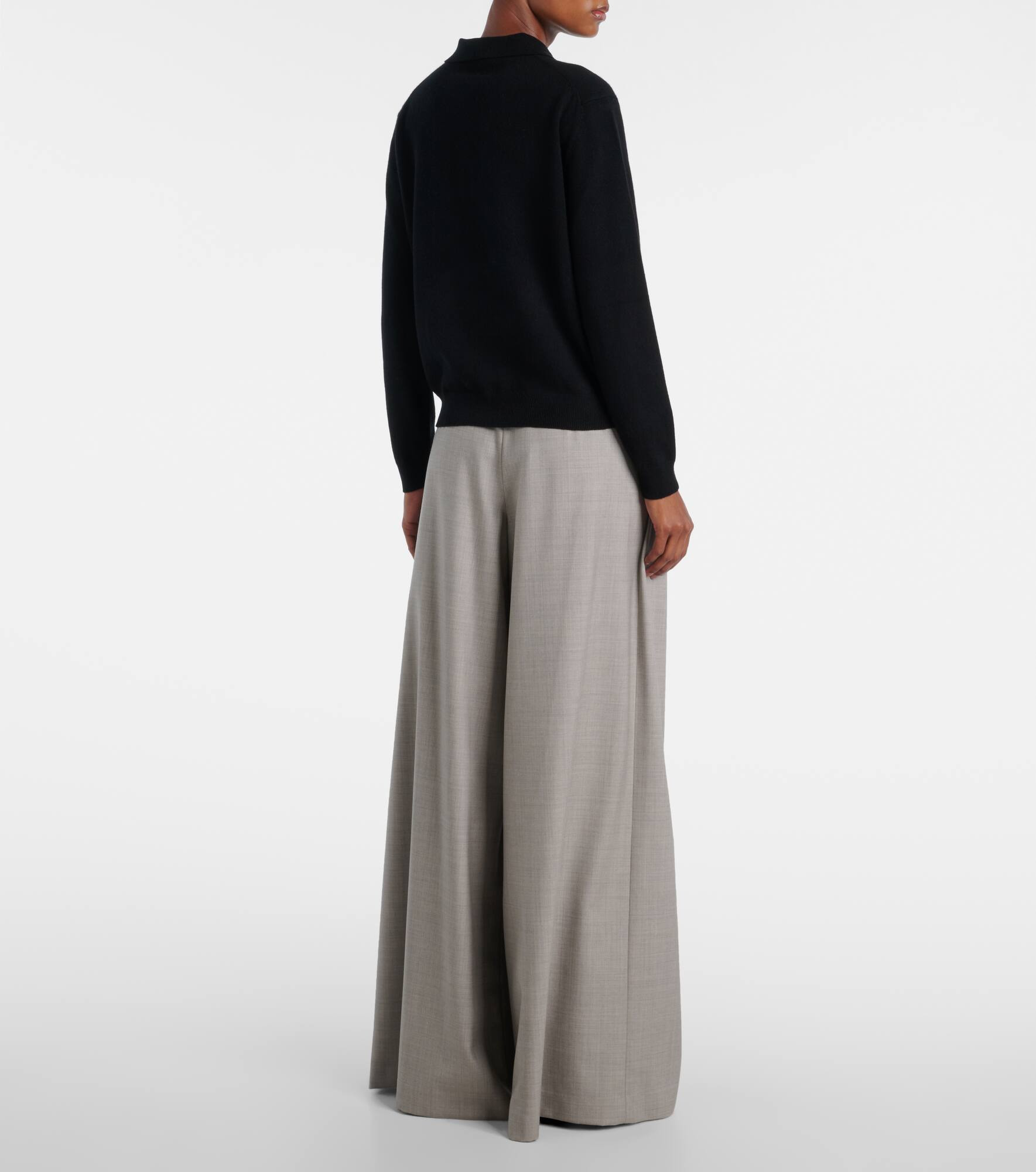 Classic cashmere polo sweater - 3