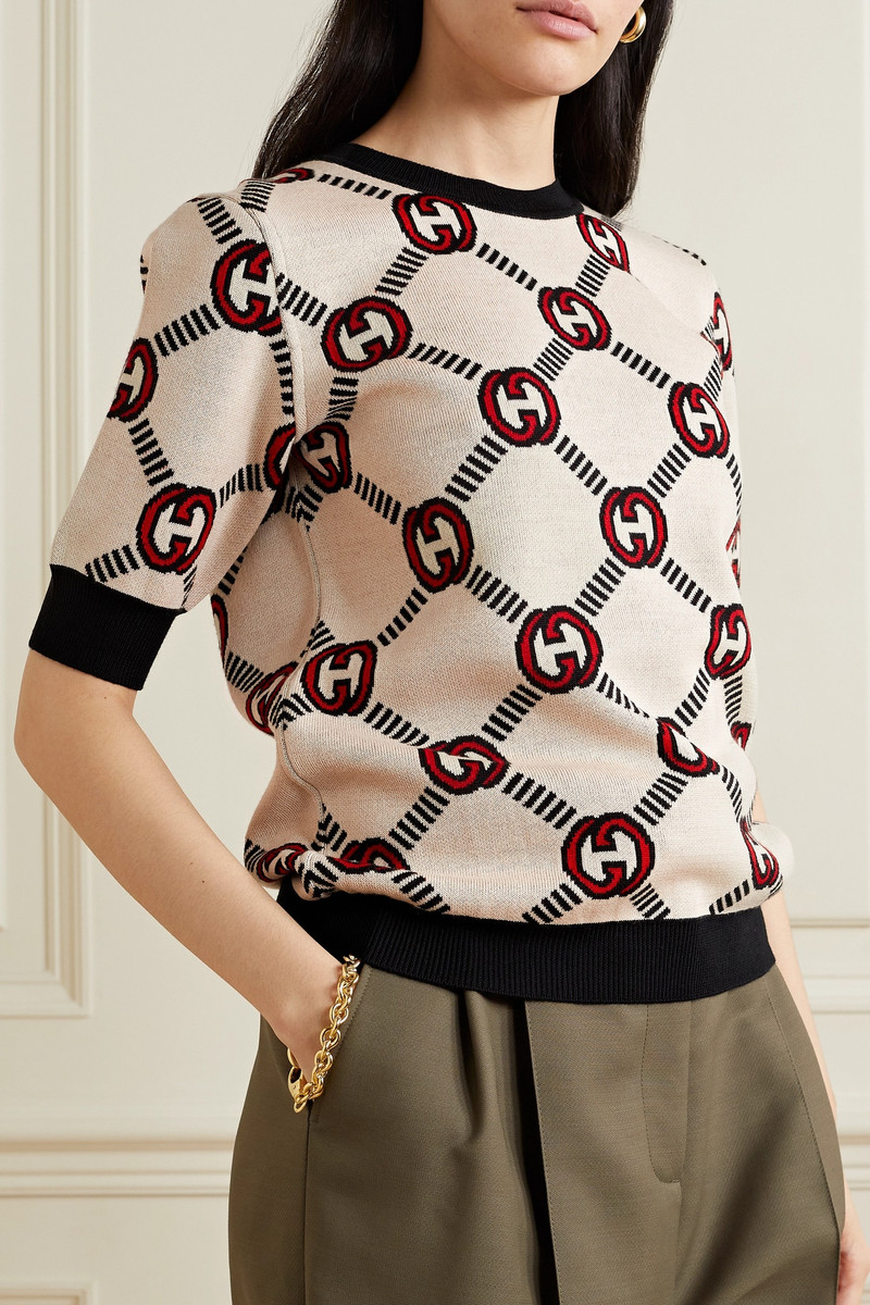Reversible wool-blend jacquard sweater 3