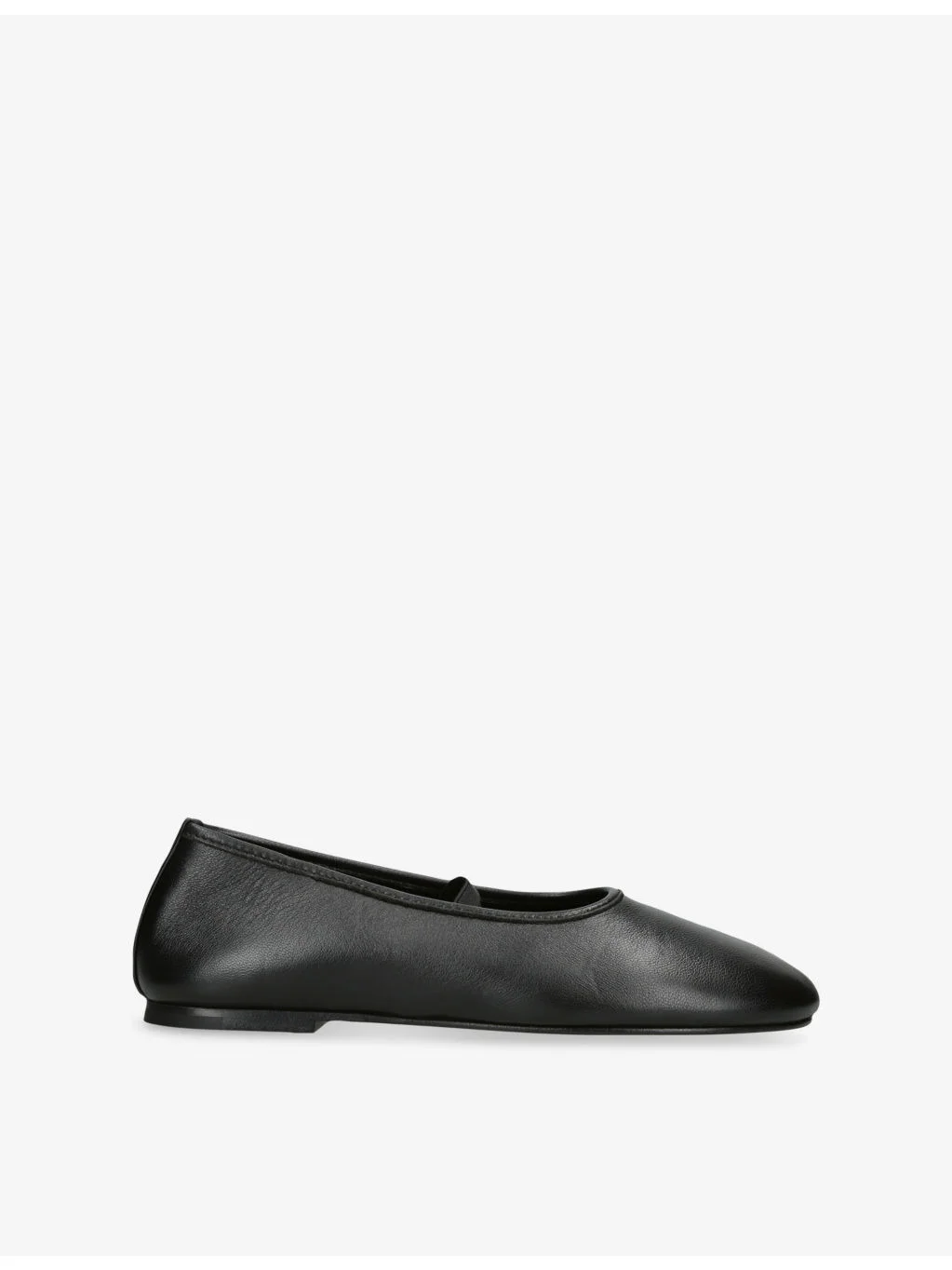Balla Strap Leather Ballet Flats - 1