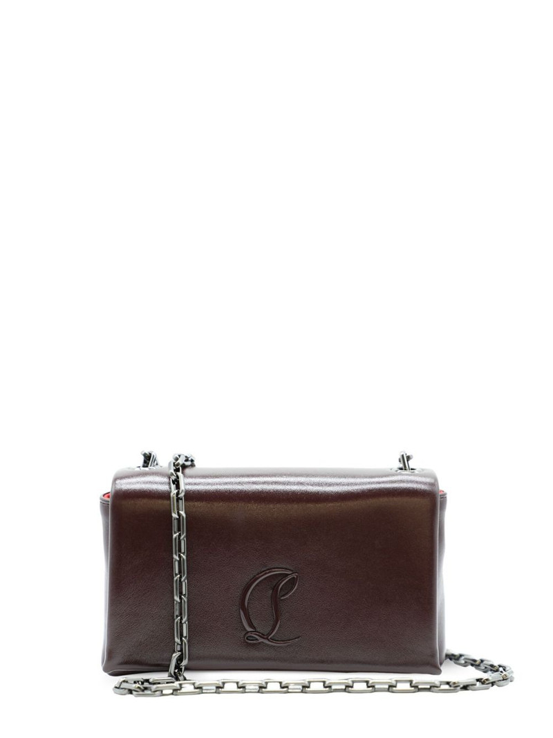 Loubi54 embossed-logo crossbody bag 1