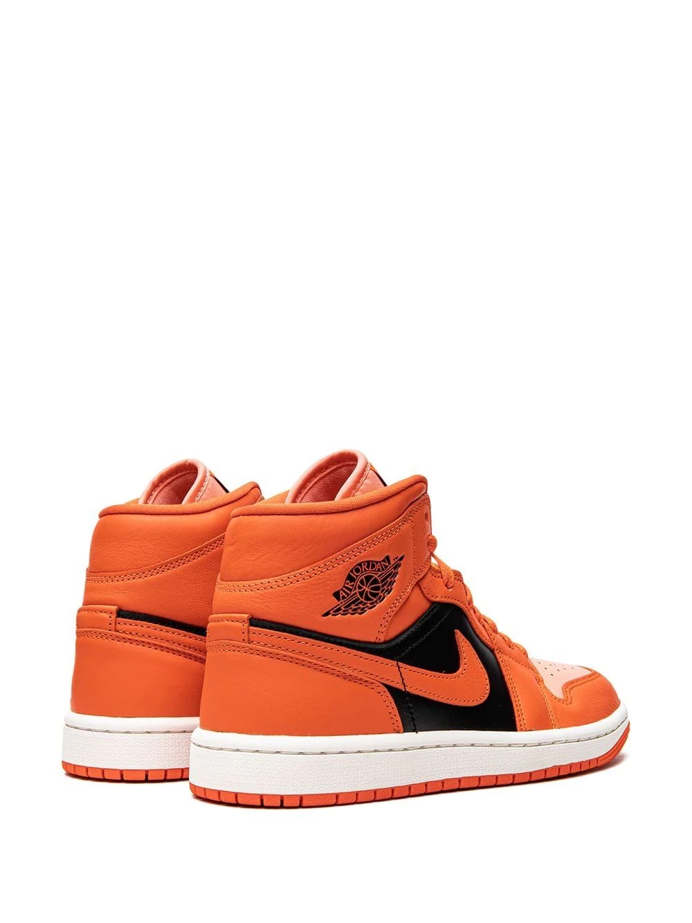 Air Jordan 1 Mid SE "Orange/Black" sneakers - 3