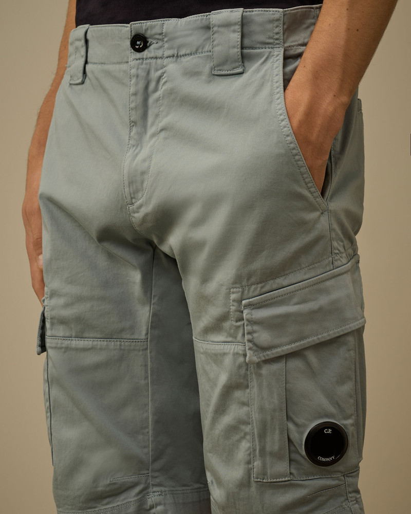 Stretch Sateen Cargo Lens Shorts 5