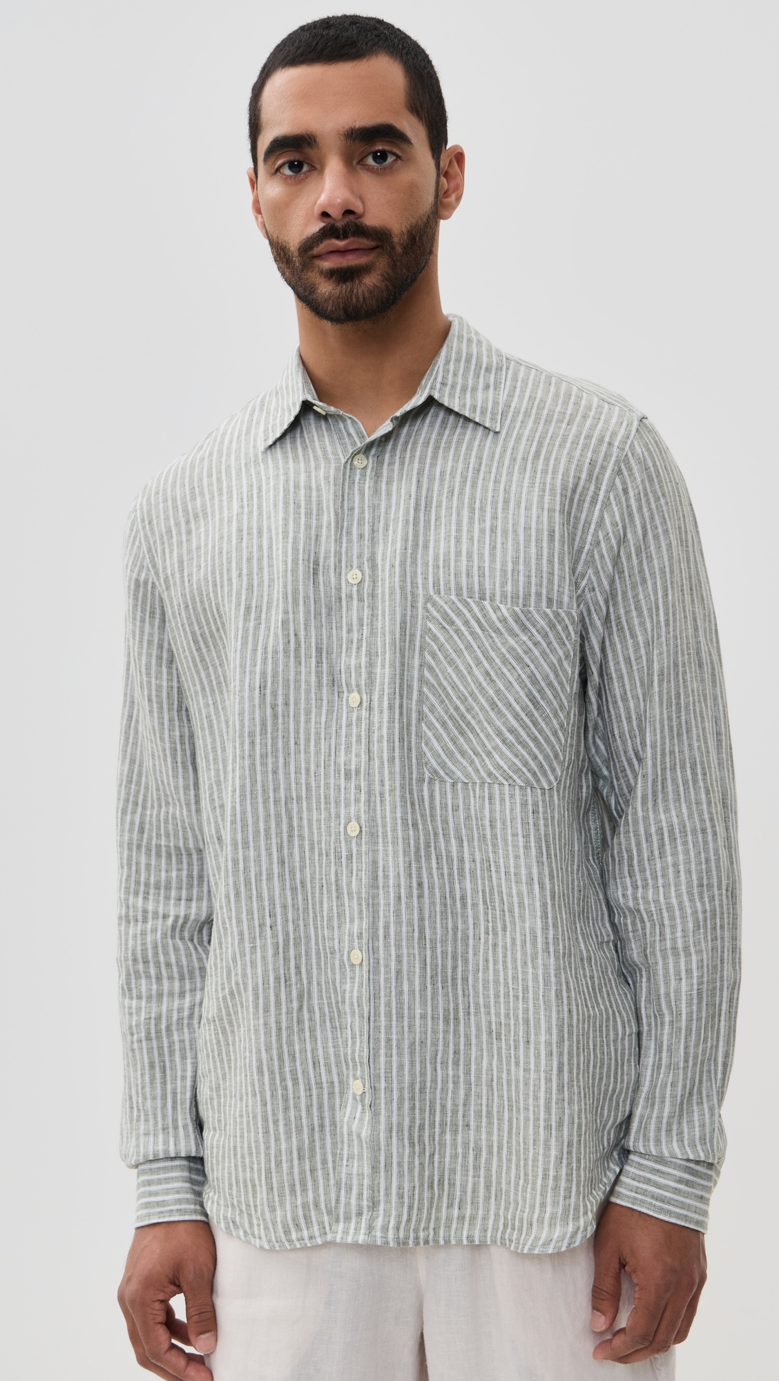 Telles Lined Striped Shirt - 6