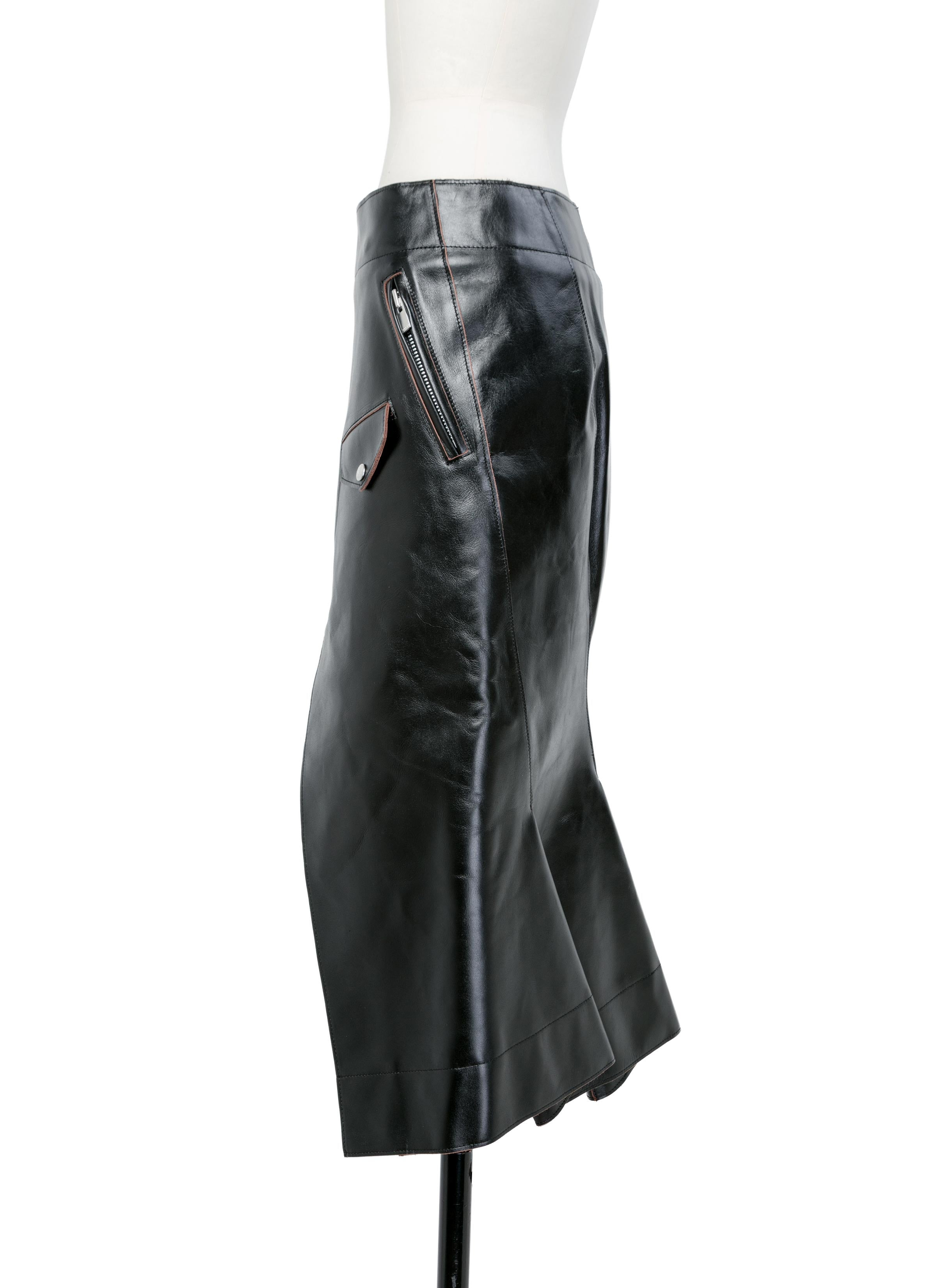 Leather Skirt - 2