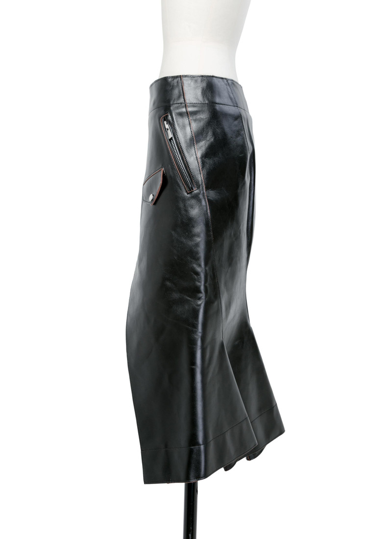 sacai Leather Skirt outlook