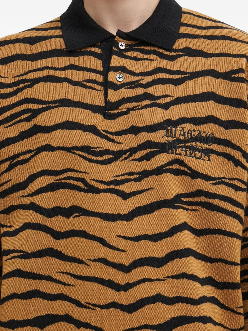 animal-print polo shirt 5