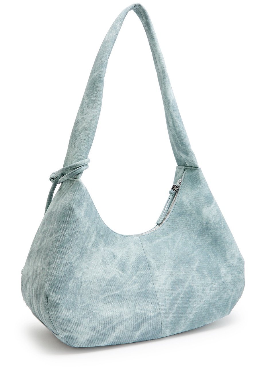 Ganni Medium Bleached Faux Leather Hobo bag - 2