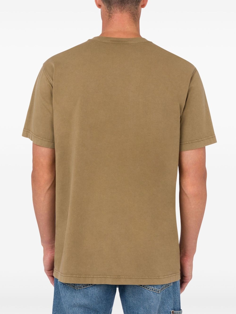 logo-embroidered T-shirt - 3