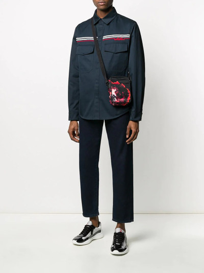 Valentino Redbroidery shirt jacket outlook