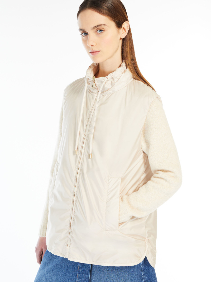 YORO Reversible water-repellent canvas gilet 5