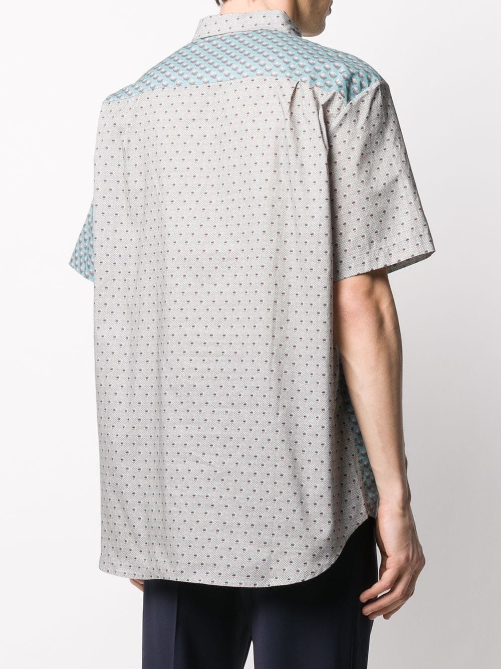Carson panelled shirt - 4