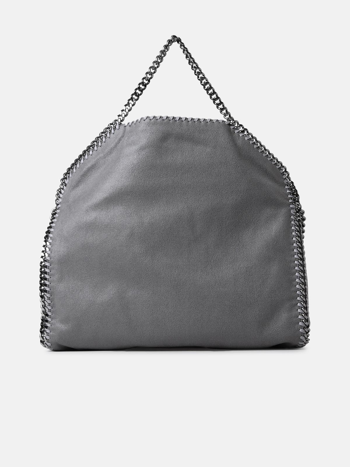 GREY POLYESTER 3 CHAIN FALABELLA BAG - 3