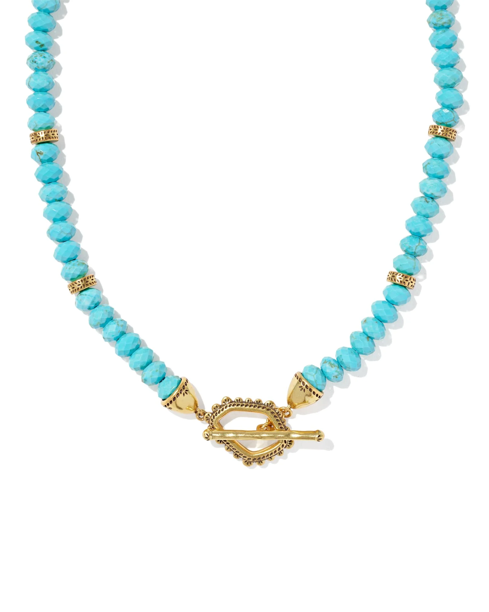 Ellery Vintage Gold Beaded Strand Necklace - 1