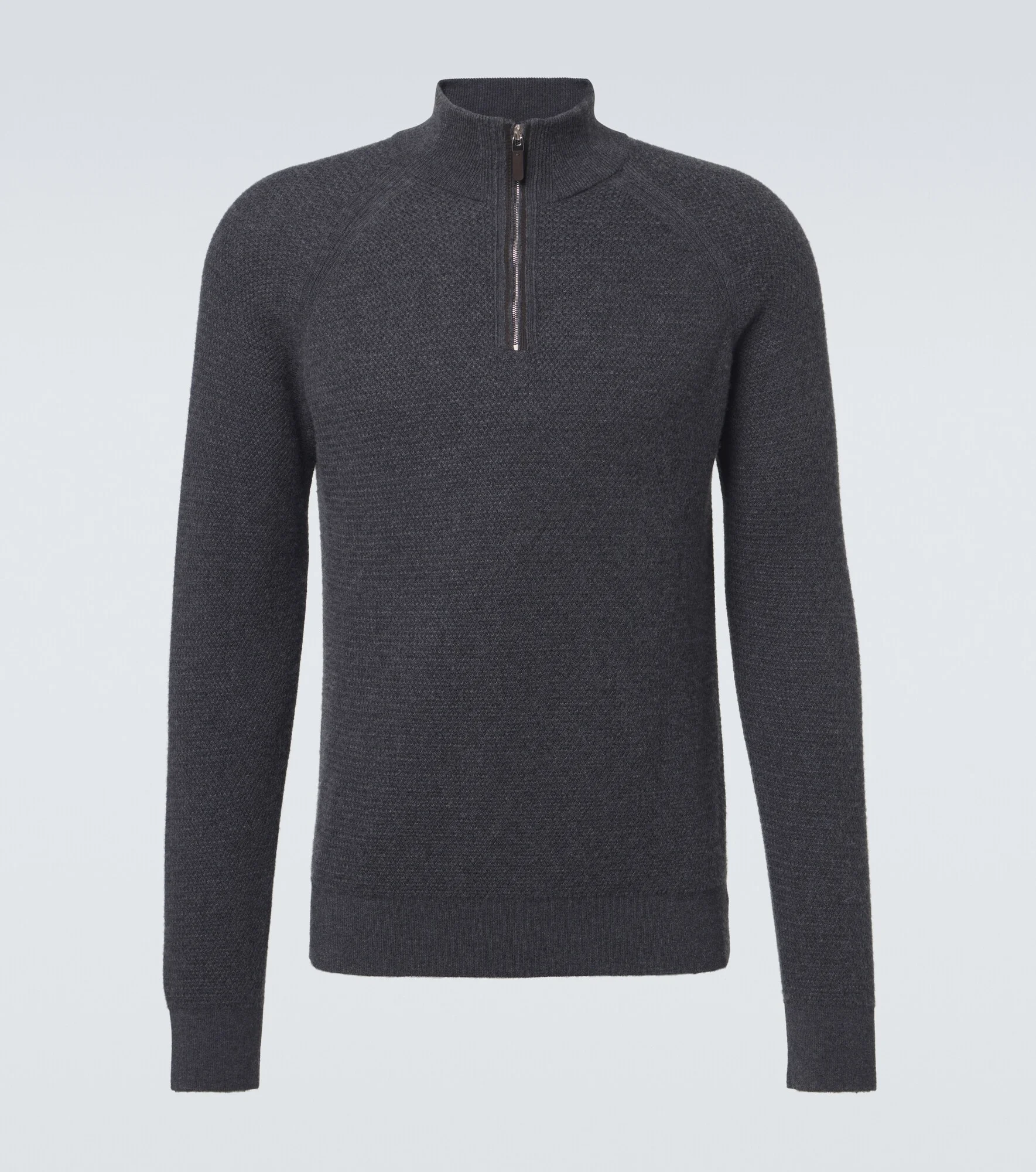 Cashmere half-zip sweater - 1