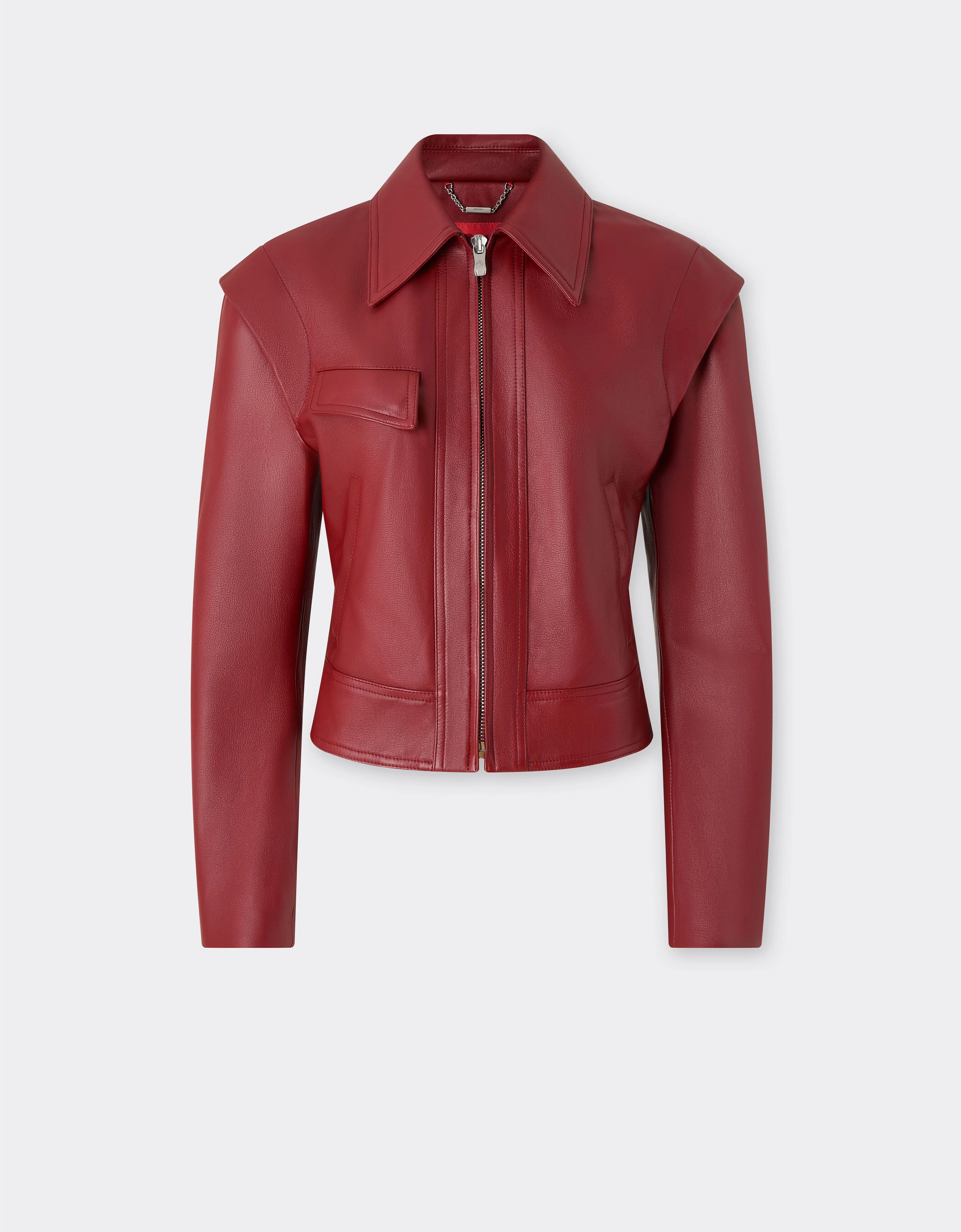 Deer-effect nappa leather blouson - 1