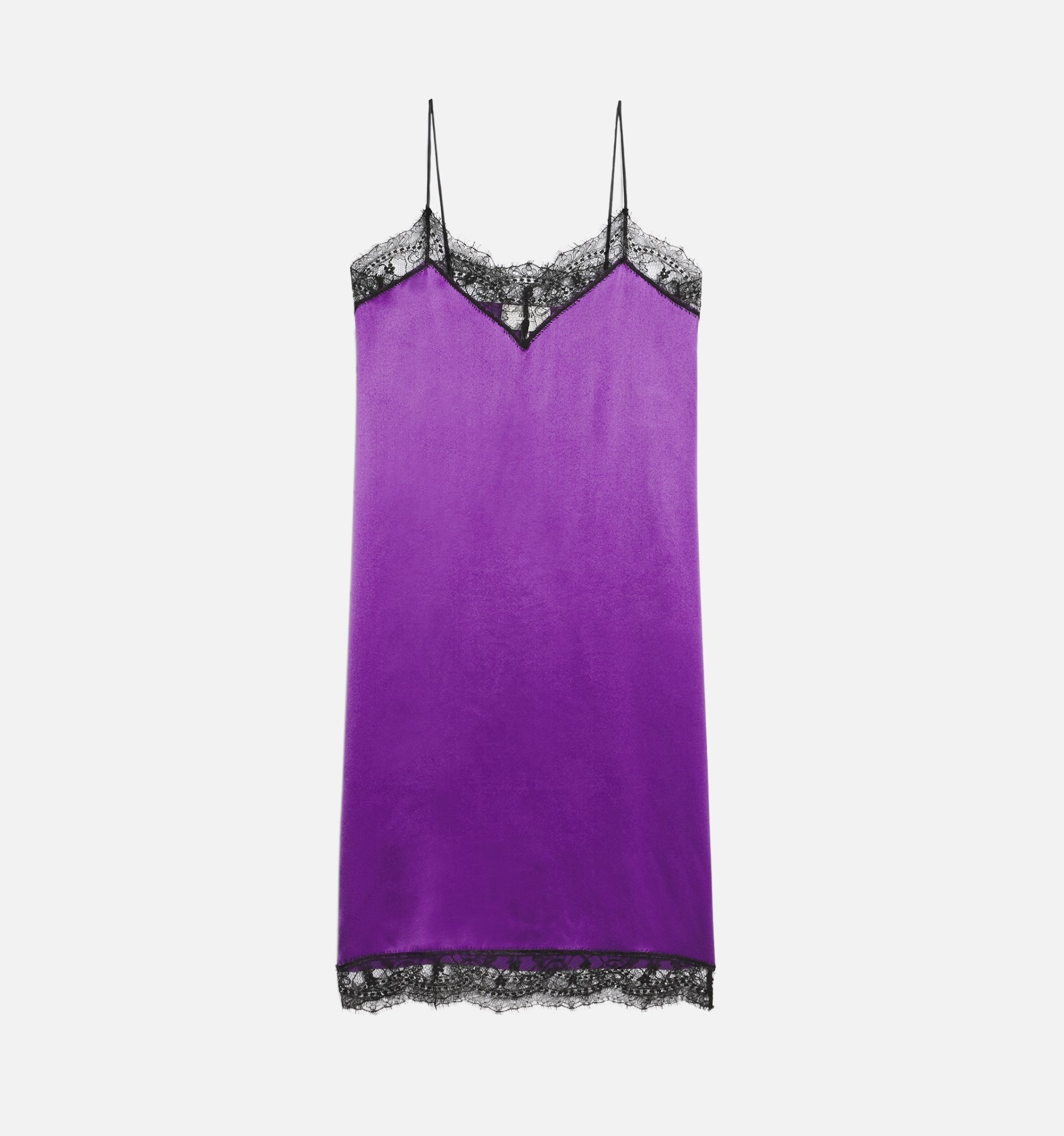 Strap Dress With Lace - 2