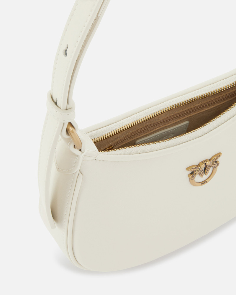 HALF MOON BABY LEATHER SHOULDER BAG 4