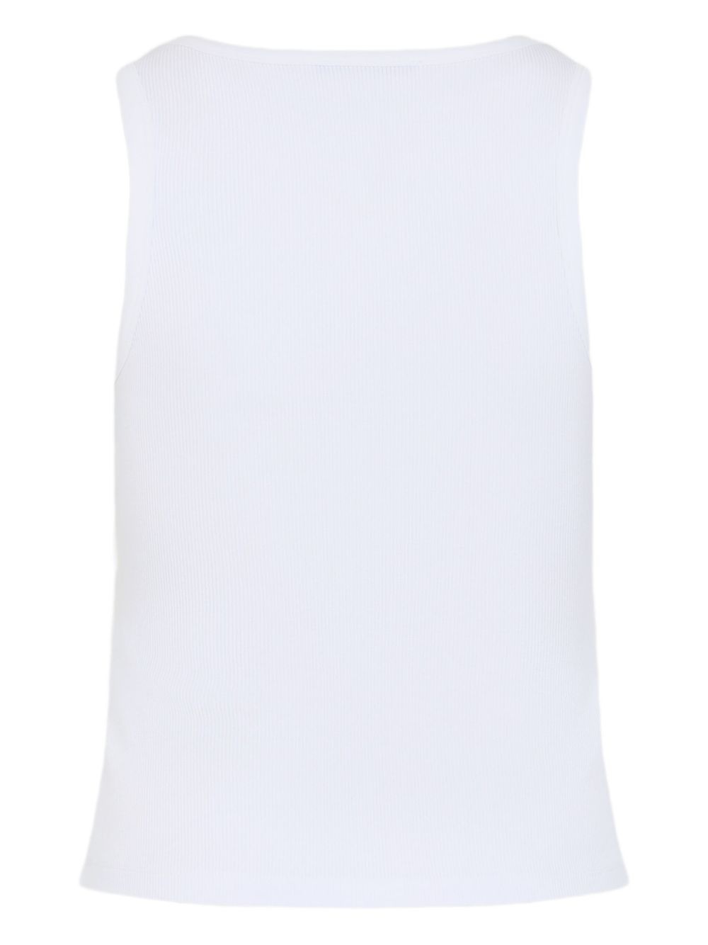 ribbed logo top - 2