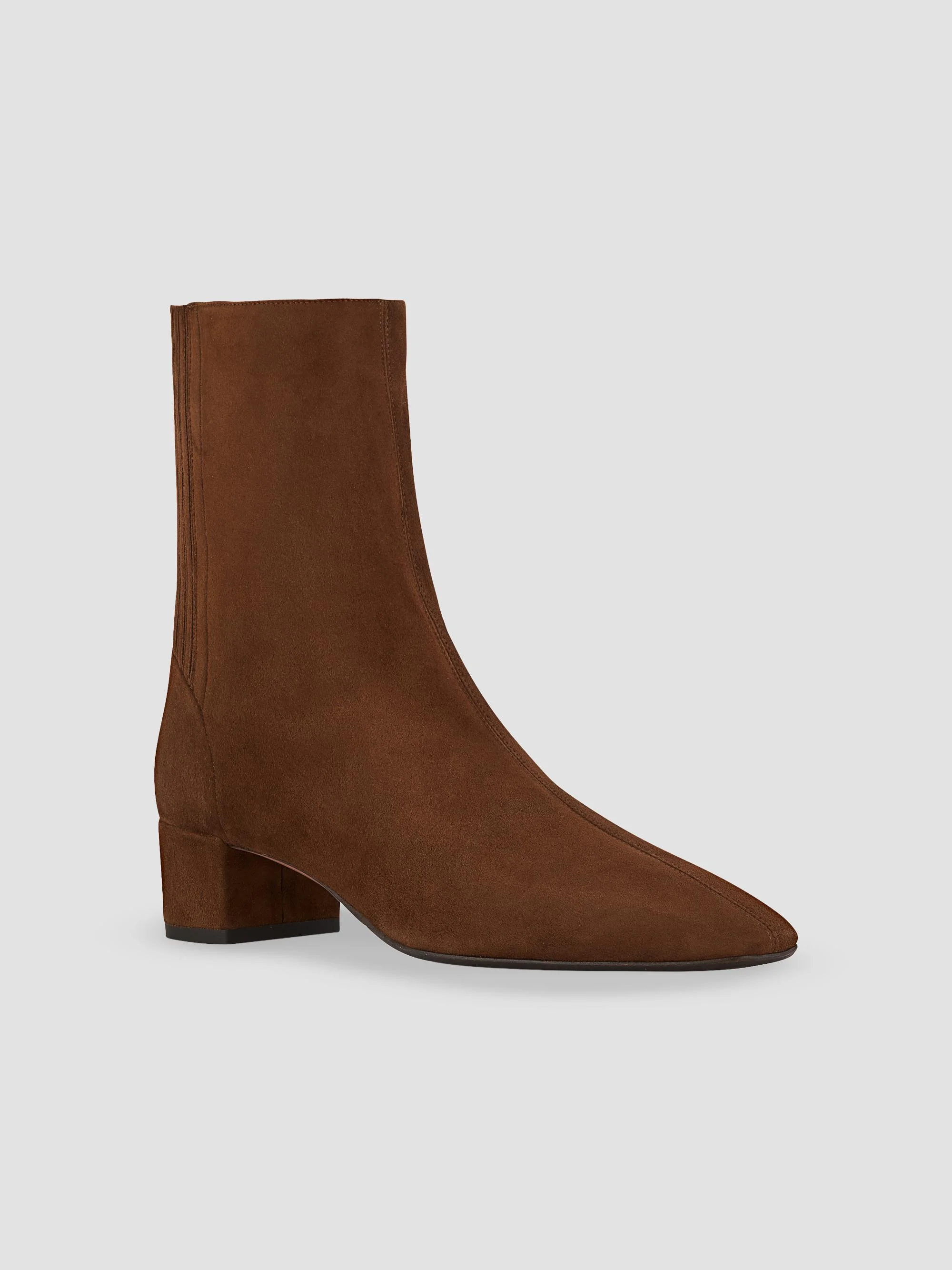 Women's Saint Honoré 35MM Suede Boots - Espresso - 1