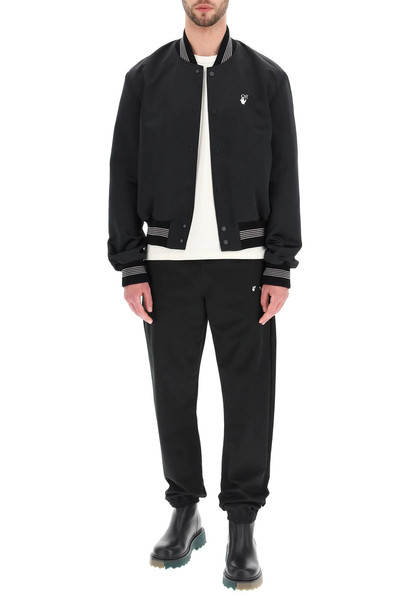 Off-White COTTON TROUSERS WITH LOGO outlook