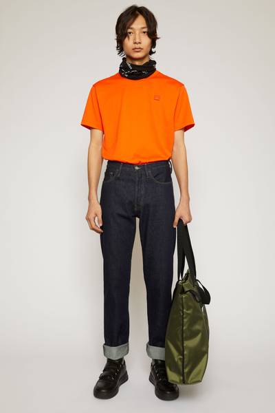 Acne Studios Face patch jeans indigo blue outlook