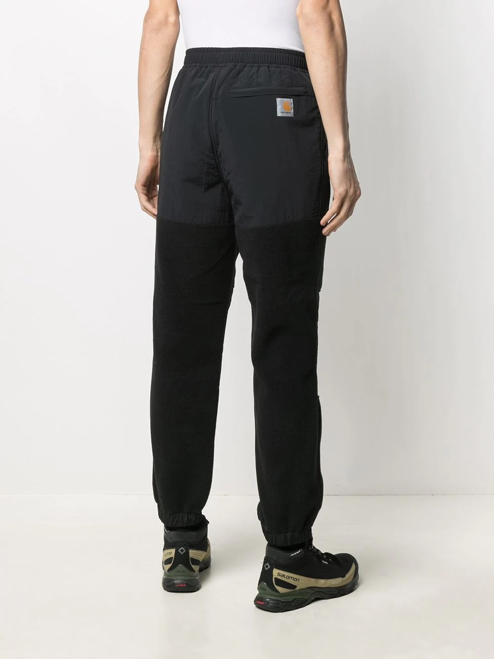 logo patch-detail trousers - 4